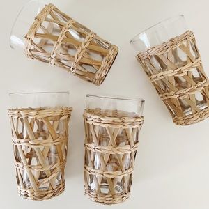 Seagrass Tumbler Set, Cayman Glasses, 4